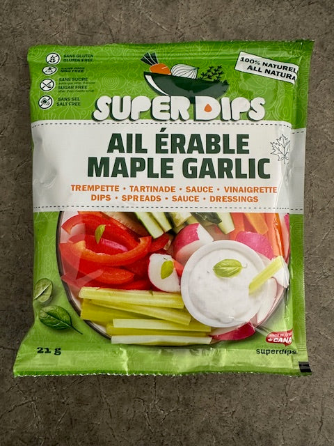 Maple Garlic (Contains Sugar)